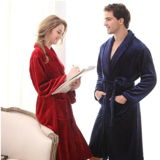 Luxurious Comfort Terry Bathrobe - 100% Egyptian Cotton Unisex for Men and Women