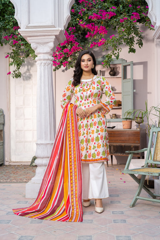 Shafaq Digital Printed Lawn 3 Piece PR-2722