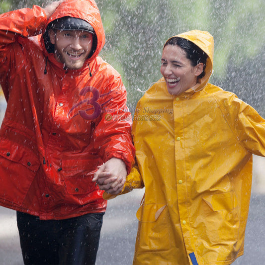 Rain Suit/Rain Suit With Trousers / With Cap for Men and Women / WATER PROOF