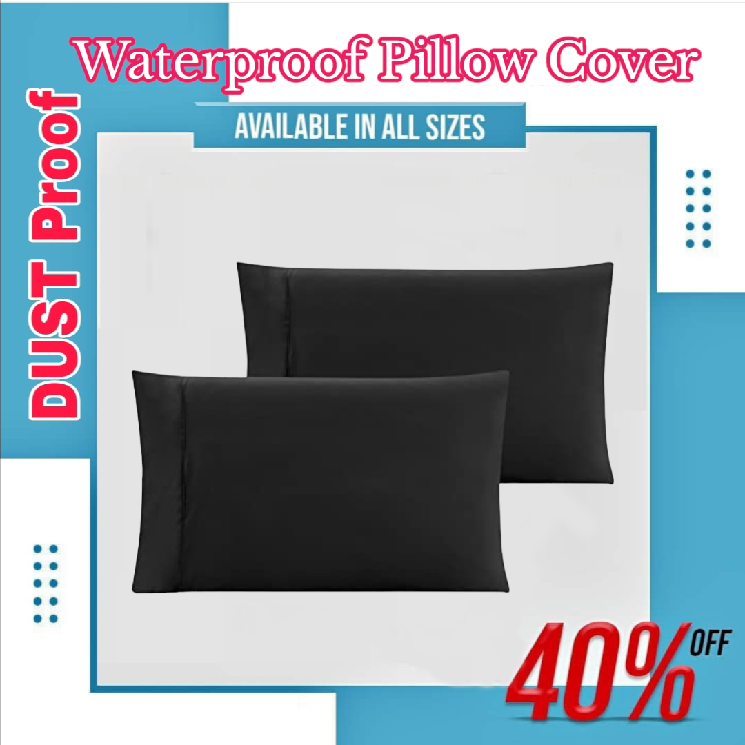 Pillow Cover with Waterproofing Pillow 2 piece set
