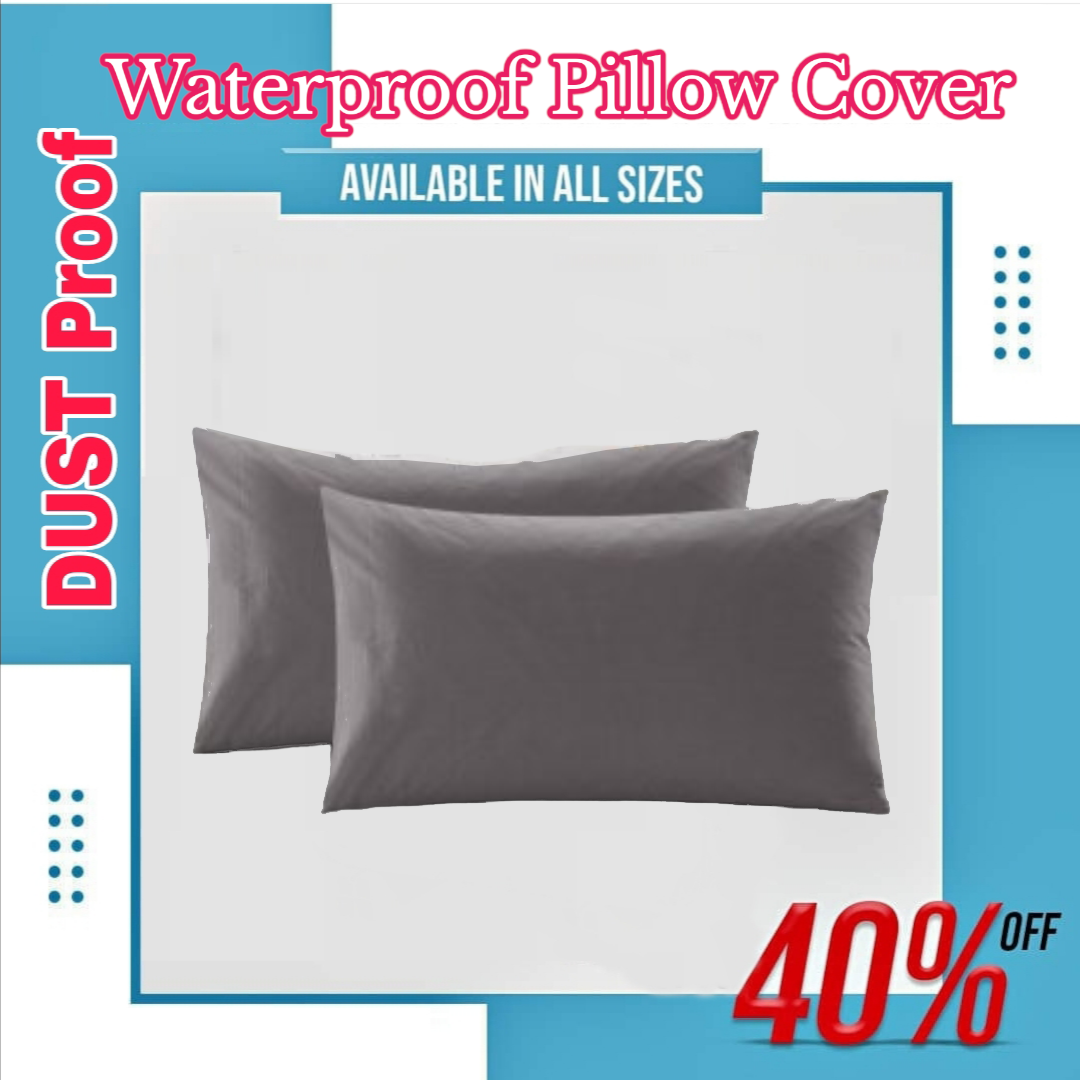Pillow Cover with Waterproofing Pillow 2 piece set