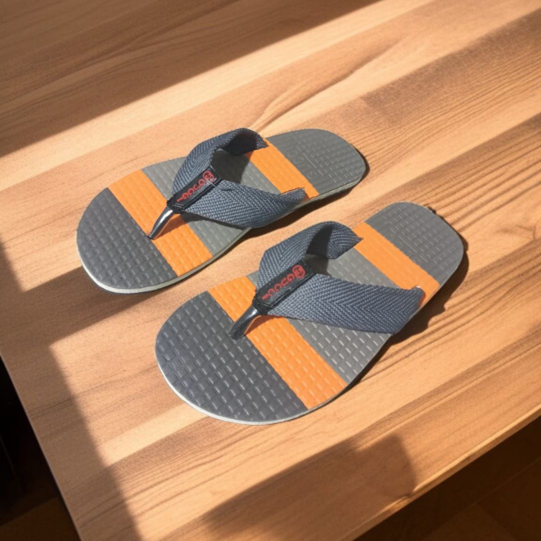 Men's Flip-Flop Slippers for Men Thick Sole Summer Shoes Comfortable for Men Water Proof with Compferable Materia
