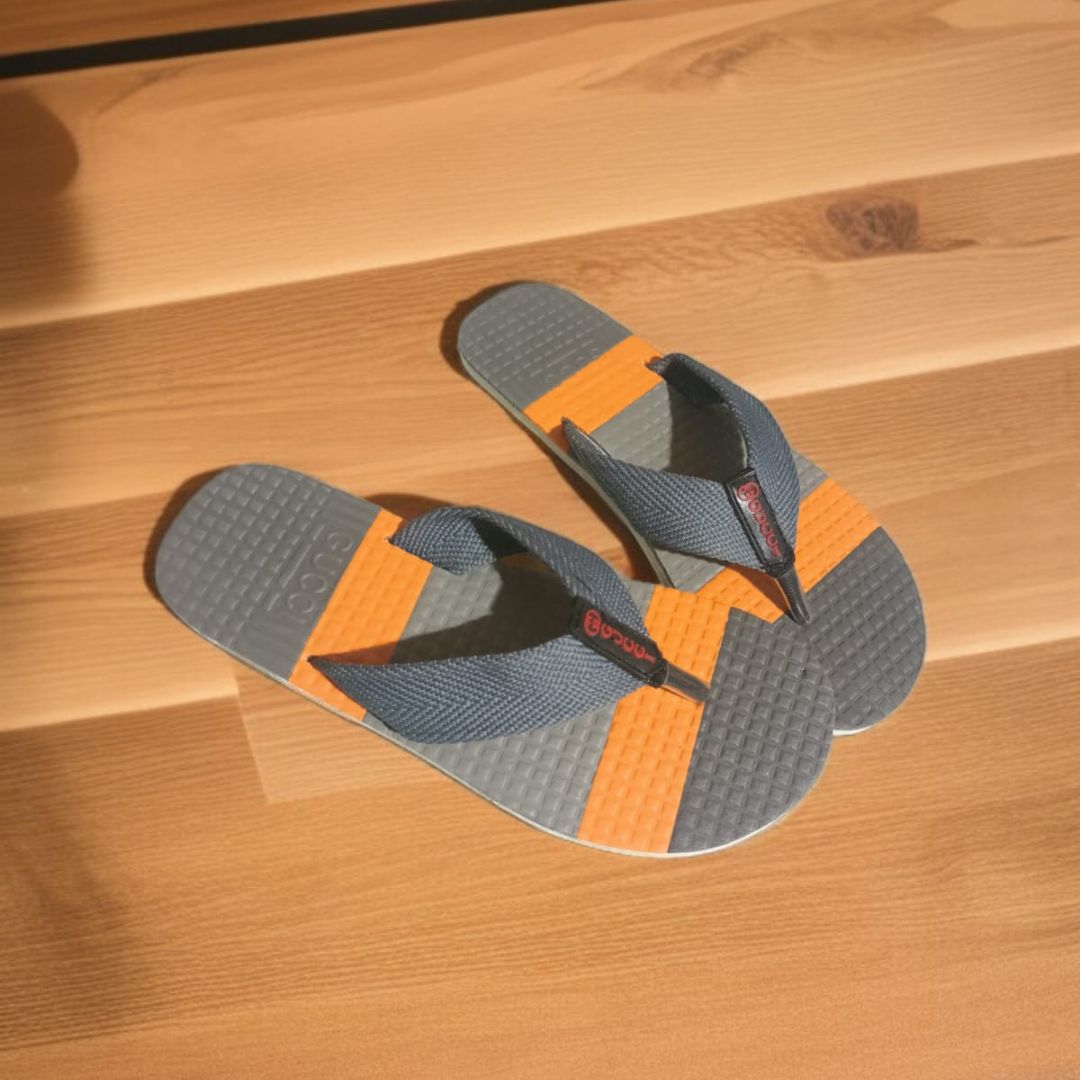Men's Flip-Flop Slippers for Men Thick Sole Summer Shoes Comfortable for Men Water Proof with Compferable Materia