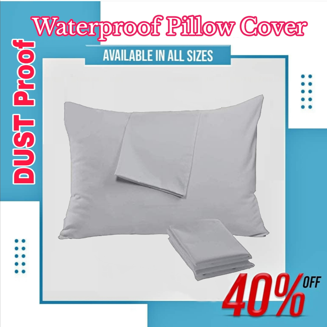 Pillow Cover with Waterproofing Pillow 2 piece set