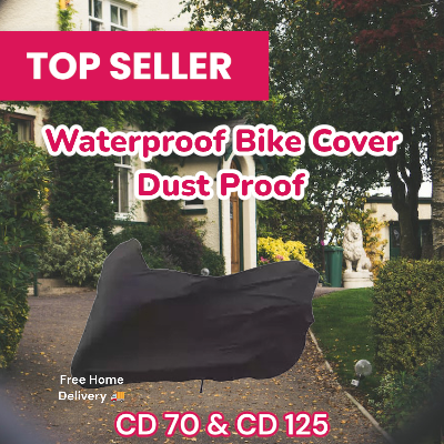Bike Covers Full Size Waterproof and Scratch-Proof CD 70/100/125cc Waterproof and Dust-Proof Bike Cover