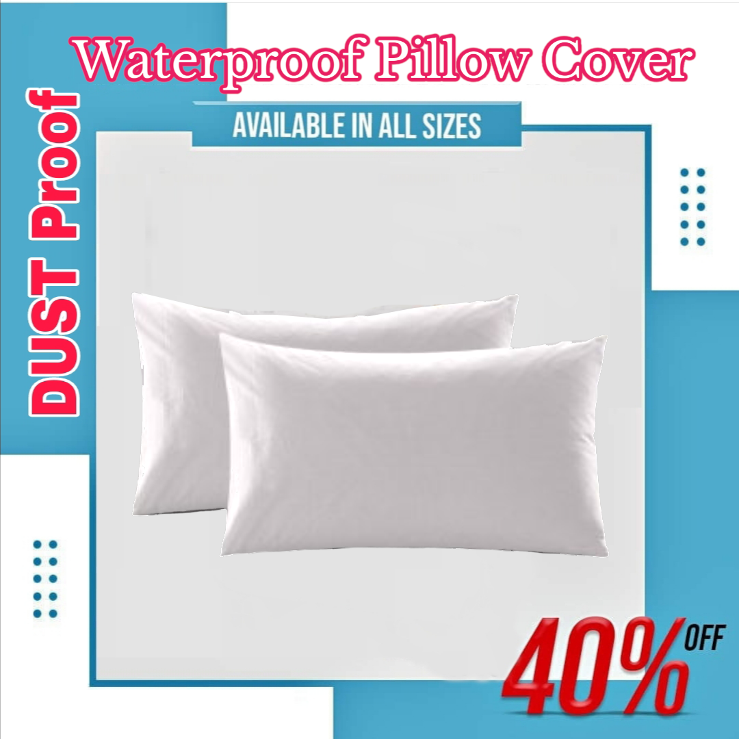 Pillow Cover with Waterproofing Pillow 2 piece set