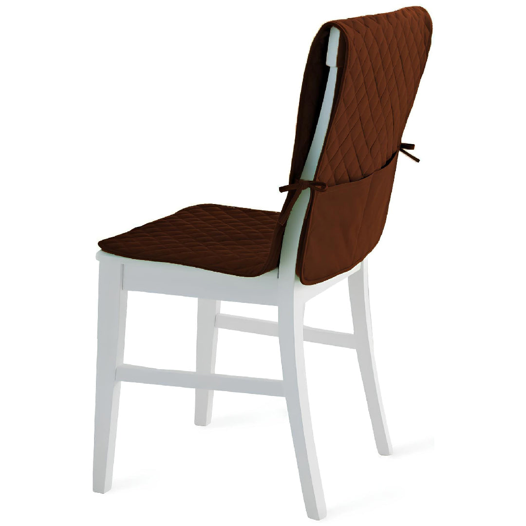 Dining Chair Cover with Quilting Premium Quilty Soft Matrial