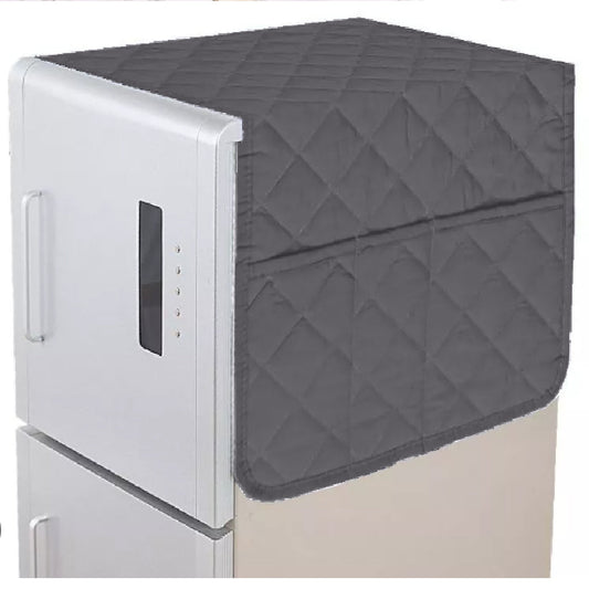 Dustproof Refrigerator Cover in a Variety of Colors with Quilted Fabric