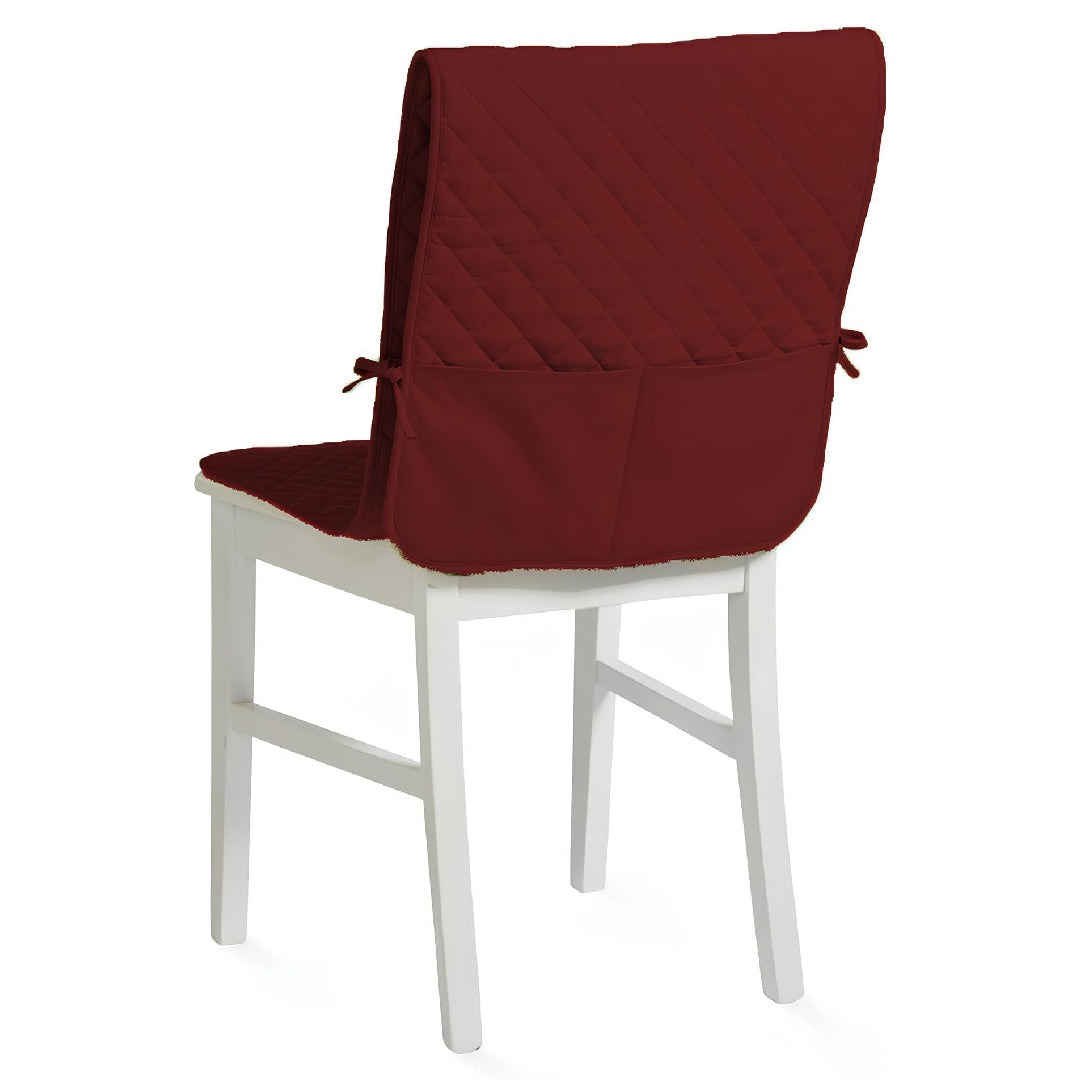 Dining Chair Cover with Quilting Premium Quilty Soft Matrial
